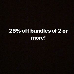 *SALE ON BUNDLES*